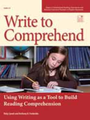 cover image of Write to Comprehend